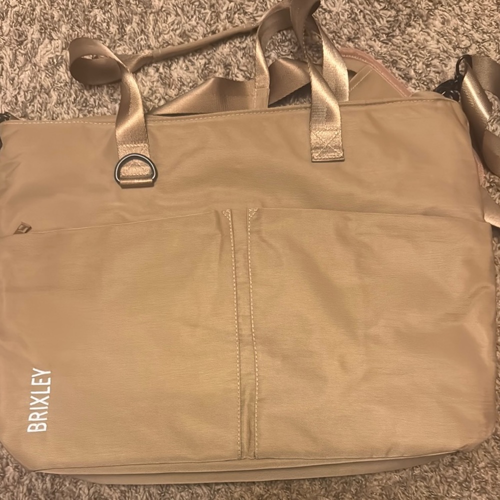 BRIXLEY Tan Tote Bag